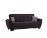 Ottomanson Armada Air Collection Upholstered Convertible Sofabed with Storage