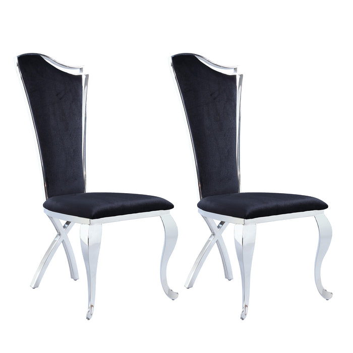 Contemporary High-Back Side Chair - 2 per box NADIA-SC