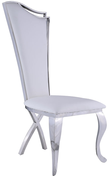 Contemporary High-Back Side Chair - 2 per box NADIA-SC