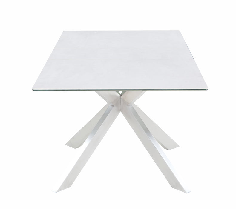 Dining Table w/ Ceramic Top & Pop-up Extension NALA-DT