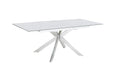 Dining Table w/ Ceramic Top & Pop-up Extension NALA-DT