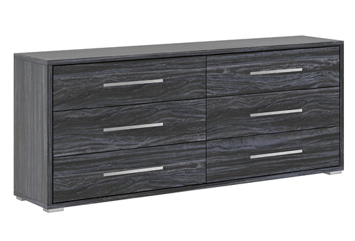 6-Drawer Melamine Wood Dresser NAPLES-DRS