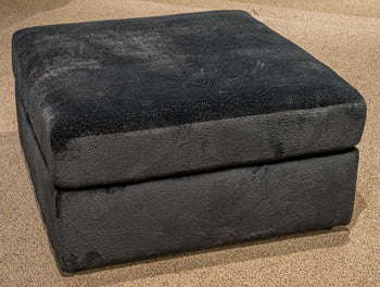 Ashford Heights Oversized Accent Ottoman - Onyx