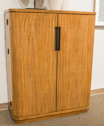 Pamaria Bar Cabinet - Light Brown