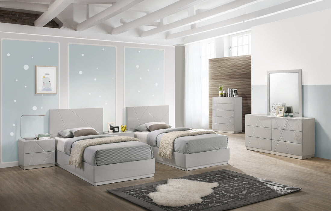Naples Grey Bed 