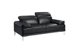 Nicolo Love Seat in Black 18982-L