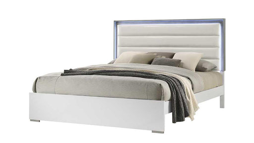 Olivia Bed – Olivia Full Bed in White by Galaxy Home Furnishings