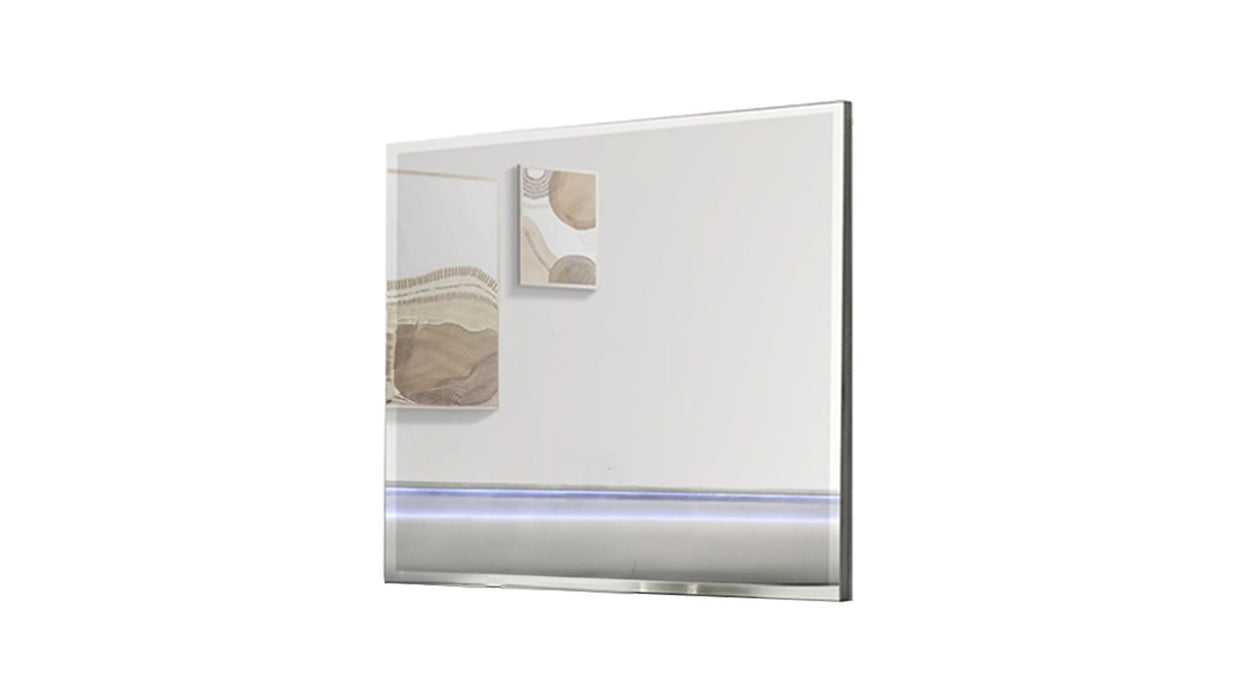 Olivia Mirror – Olivia Mirror in White by Galaxy Home Furnishings