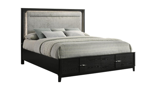 Opel Bed – Opel King Bed in Black by Galaxy Home Furnishings