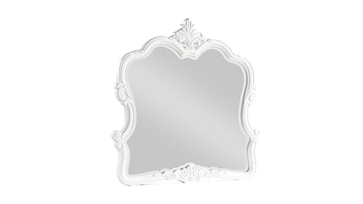 Opulence Mirror – Opulence Mirror in White by Galaxy Home Furnishings