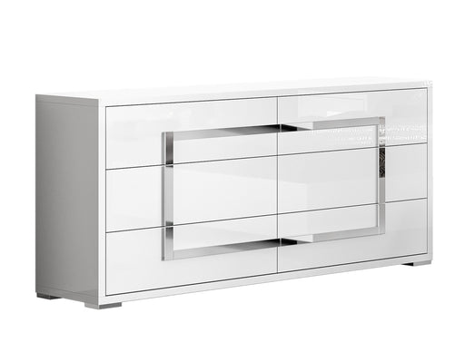 6-Drawer Melamine Wood Dresser w/ Steel Accent OSLO-DRS