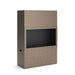 Midnight Mountain Freestanding Fireplace - Light Brown