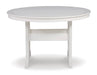 Crescent Luxe Outdoor Dining Table