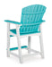 Eisely Outdoor Counter Height Bar Stool (Set of 2)