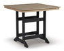 Fairen Trail Outdoor Counter Height Bar Stool (Set of 2) - Black/Gray;Brown/Beige