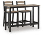 Shoreline Beach Outdoor Counter Table and 2 Barstools - image 1