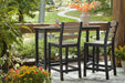 Shoreline Beach Outdoor Counter Table and 2 Barstools - image 9