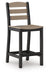 Shoreline Beach Outdoor Counter Table and 2 Barstools - image 4