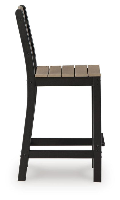 Shoreline Beach Outdoor Counter Table and 2 Barstools - image 5