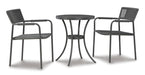 Crystal Breeze 3-Piece Table and Chair Set