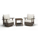 Marin Sands Outdoor Chairs And End Table (Set Of 3) - Brown/Beige