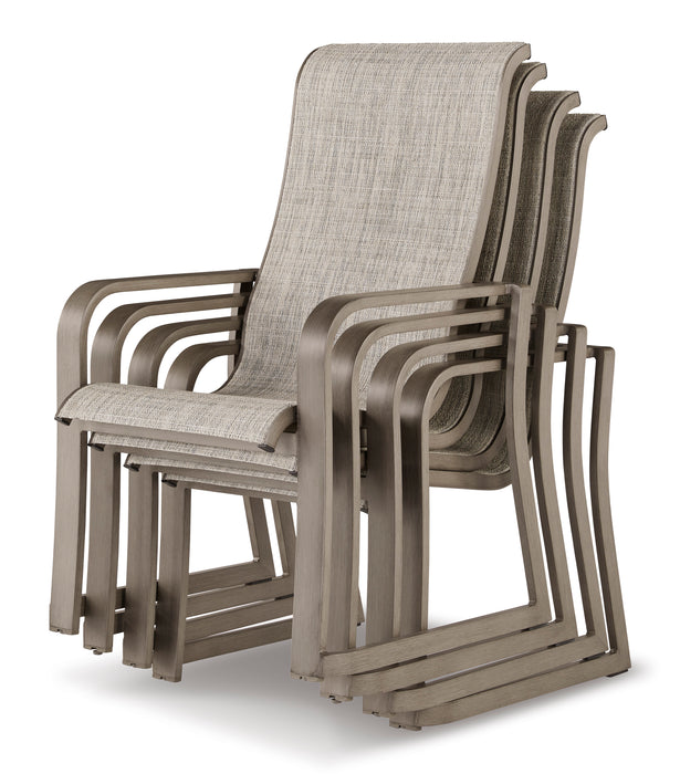 Beach Front Sling Arm Chair (Set of 4)