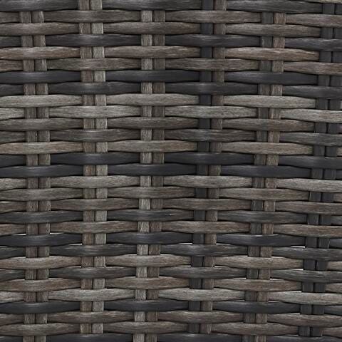 Oasis Court Outdoor Sofa/Chairs/Table Set (Set of 4) - Black/Gray;Brown/Beige