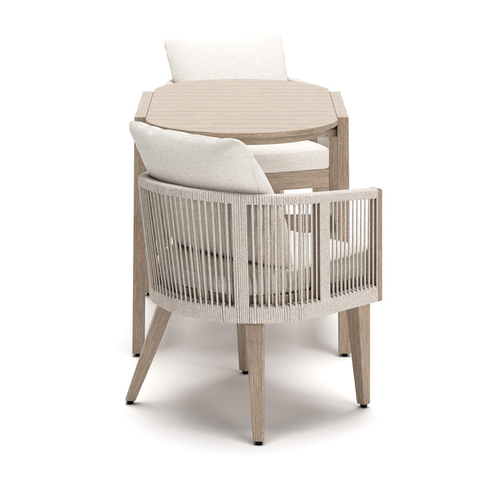 Ivory Vine Outdoor Table/Chairs (Set of 3) - image 3