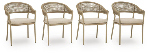 Orchard Beach Outdoor Arm Chair with Cushion (Set of 4) - image 1