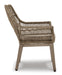 Beach Front Arm Chair with Cushion (Set of 2)