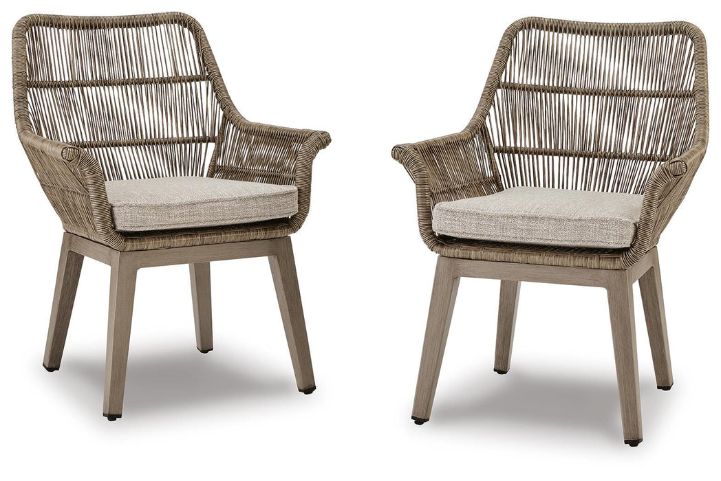 Beach Front Arm Chair with Cushion (Set of 2) - image 1