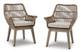 Beach Front Arm Chair with Cushion (Set of 2)