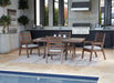 Emmeline Outdoor Dining Table with 4 Chairs