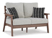 Emmeline Outdoor Loveseat with Cushion