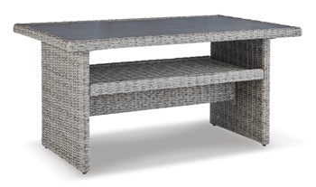 Naples Beach Outdoor Right and Left-arm Facing Loveseat with Cushion (Set of 2) - Black/Gray