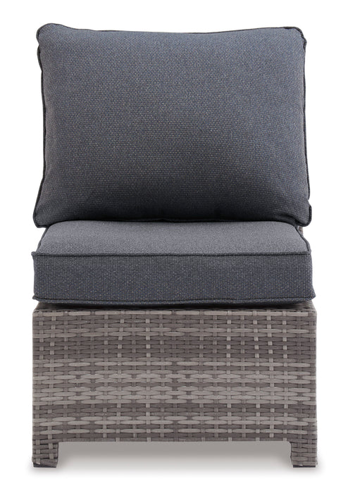 Salem Beach Armless Chair with Cushion