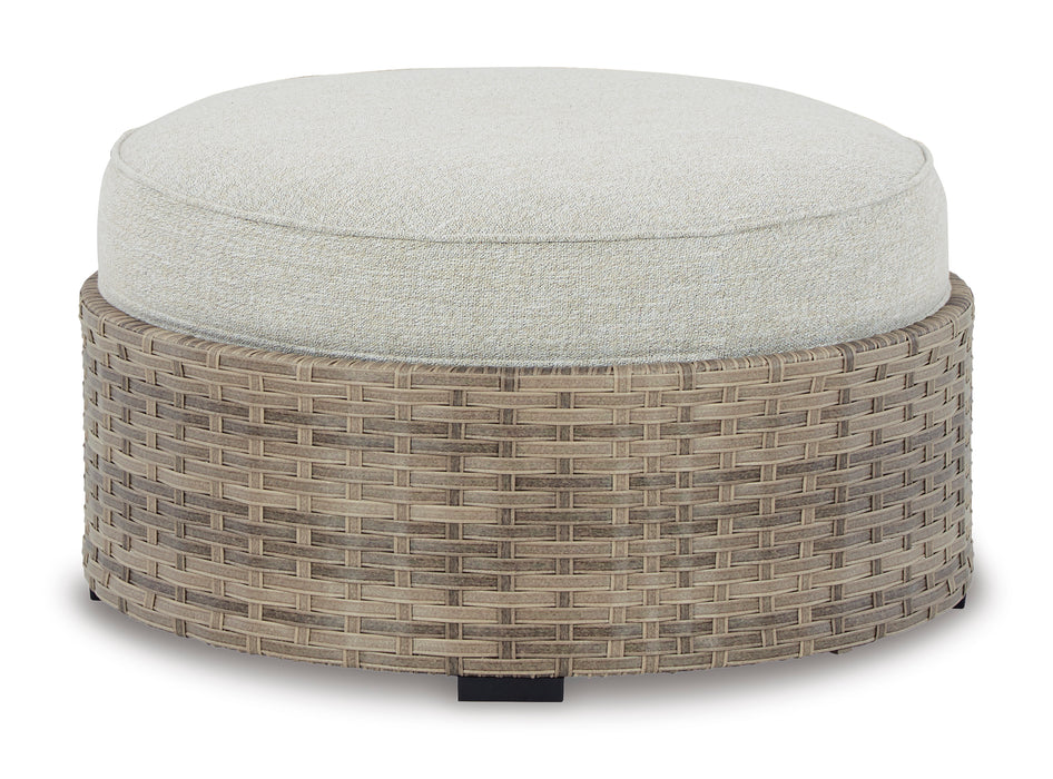 Calworth Outdoor Ottoman with Cushion