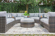 Harbor Court 9-Piece Outdoor Sectional with Ottoman