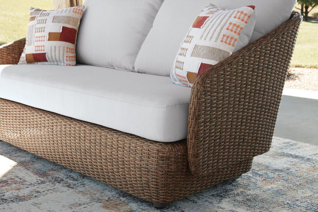 Double Point Outdoor Loveseat/2 Swivel Chairs (Set of 3) - image 6