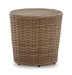 Sandy Bloom Outdoor End Table