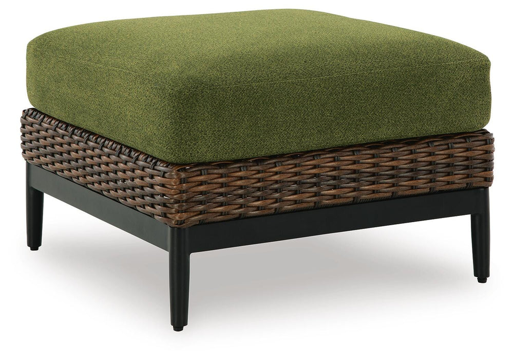 Horizon Hall Outdoor Ottoman with Cushion - image 1
