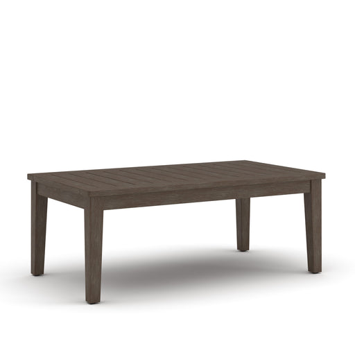 Adams Lane Outdoor Coffee Table - Dark Brown/Beige