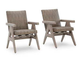 Cliff Trails Outdoor Dining Table - Brown/Beige