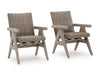 Cliff Trails Outdoor Dining Table - Brown/Beige