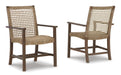 Germalia Outdoor Dining Arm Chair (Set of 2)