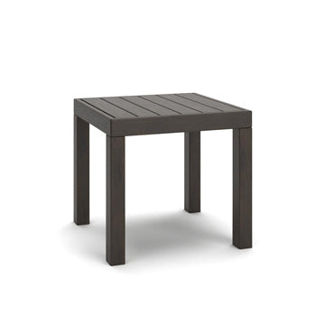 Mesa Valley Outdoor End Table - Dark Brown
