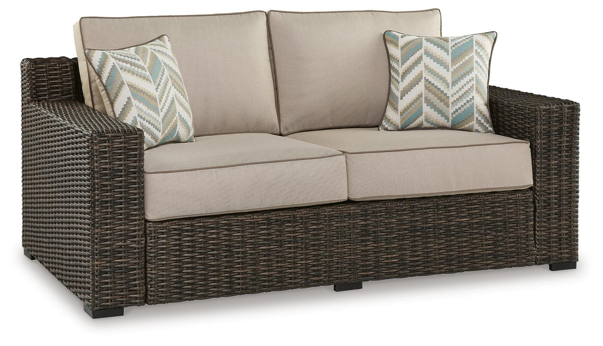 Coastline Bay Outdoor Loveseat with Cushion - image 1