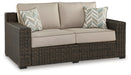 Coastline Bay Outdoor Loveseat with Cushion - image 1