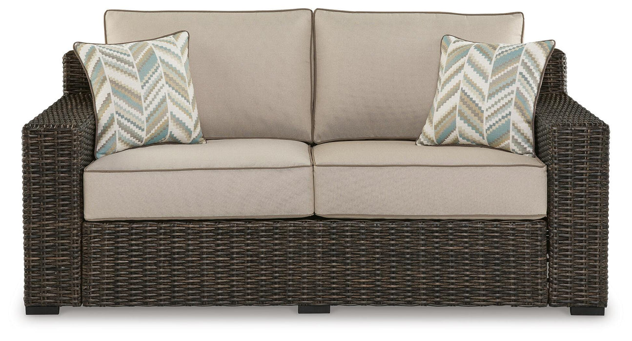 Coastline Bay Outdoor Loveseat with Cushion - image 3