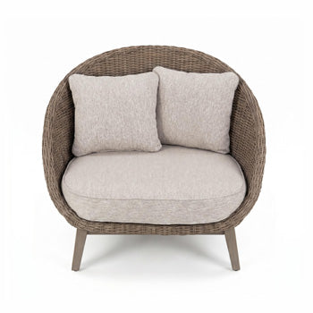 Laguna Heights Outdoor Lounge Chair with Cushion - Beige